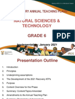 2021 Natural Sciences and Technology ATP Mediation Grade 6