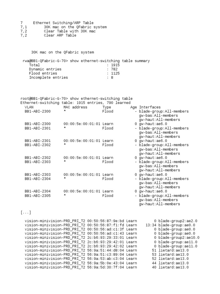 Switching ARP Table PDF Osi Protocols Computer