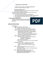 Mechanical Ventilation