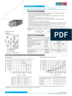 4/2 and 4/3 Directional Control Valve, Manually Operated: Size 06 (D03) Q 80 L/min (21 GPM) P 350 Bar (5100 PSI)