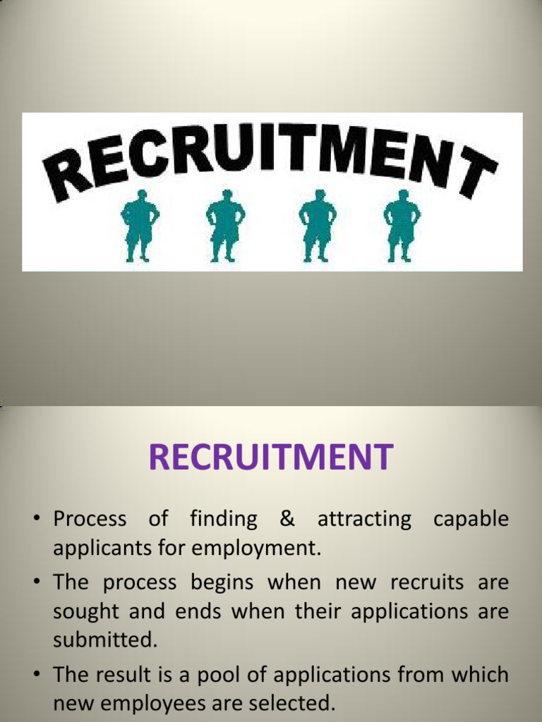 WHAT IS RECRUITMENT DEFINITION TYPES AND PRACTICES intelligence overview