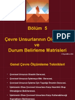 Çevre Unsurlarının Ölçülmesi