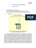 Physical Chemistry Laboratory Notebook