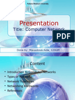 Presentation: Title: Computer Network