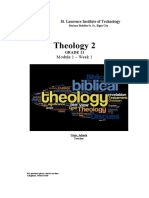 Theology 2: T I Need To Know: Overview