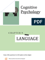 Cognitive Psychology - Chapter 9 Language