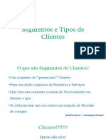 Segmentos e Tipos de Clientes