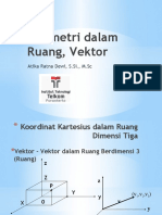 9. Geometri dalam Ruang, Vektor new