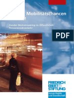 Gleiche Mobilitätschancen Für Alle!: Gender Mainstreaming Im Öffentlichen Personennahverkehr