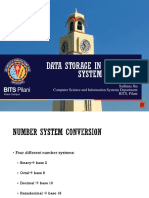 Data Storage in Computer System: BITS Pilani
