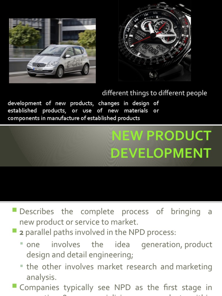 New Product Development: Different Things To Different People | PDF ...