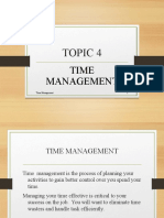Topic 4 Time Management
