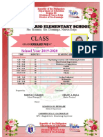 Class Program 2019-2020 - Grace