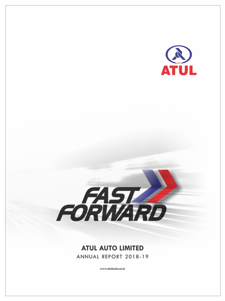 Atul Auto Annual Report 2018-19 | PDF | Reserve Bank Of India ...