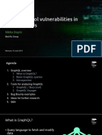 Access Control Vulnerabilities in Graphql Apis: Nikita Stupin