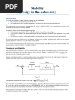 Stability (Design in The S-Domain)