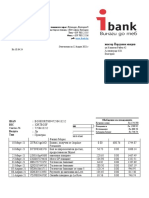 Bulgaria Bank Statement