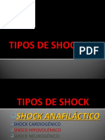 Tipos de Shock 2018