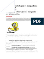 Técnicas y Estrategias de Búsqueda de Información