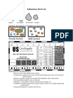 Well Sorted Poorly Sorted: Sedimentary Rock Lab