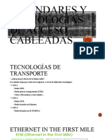 ESTANDARES Y TECNOLOGIAS DE ACCESO CABLEADAS
