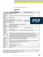 Vision System Specifications