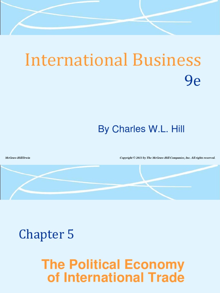 Chap005 The Political Economy of International Trade | PDF | World ...