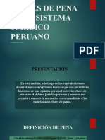 Clases de Pena en El Sistema Jurídico Peruano