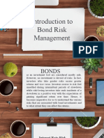 Introduction To Bond Risk Management GROUP 5 1