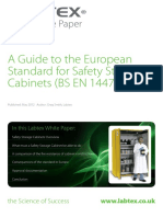 White Paper: A Guide To The European Standard For Safety Storage Cabinets (BS EN 14470-1)