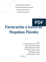 Grupo 7 Facturación A Través de Maquinas Fiscales República Bolivariana de Venezuela