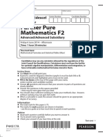 June 2014 (IAL) QP - F2 Edexcel