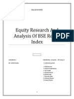 Equity Research Final Project On Realty Sector