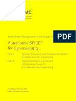 ASPICE For Cybersecurity Yellow Volume 1st Edition 2021