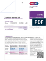 Your First Energy Bill: Miss Jessica Flores 204 Morrison Drive Aberdeen Aberdeenshire AB10 7HD
