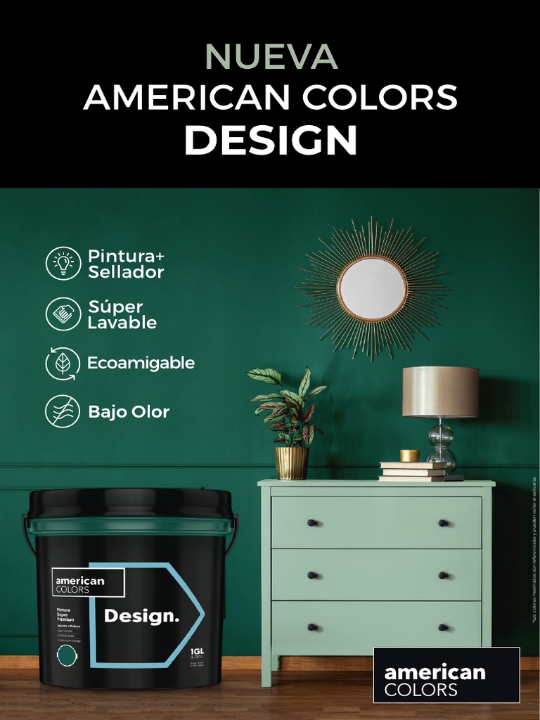 Catálogo de Colores American Colors | PDF | Color | Tecnicas artisticas