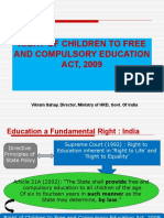 Right of Children To Free and Compulsory Education ACT, 2009