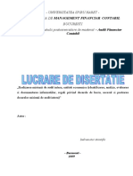 37394723 Lucrare Disertatie 2009 Audit Intern