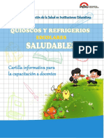 Quioscos Saludables Cartilla para Docentes