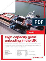Casesheet 154 Siwertell MerseyDocks UK Grain Unloader