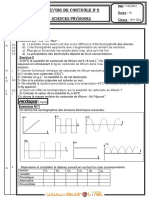 Devoir de contrôle N°2 - Sciences physiques -  Sciences (2012-2013) Mr Mesrati Ali (1)