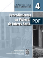 Procedimientos en Vivienda de Interés Social: Serie Guías de Asistencia Técnica para