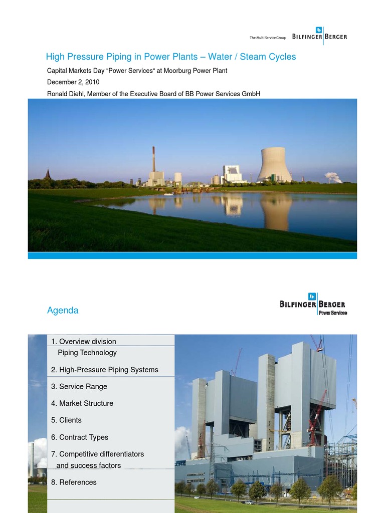 High-Pressure Piping in Power Plants | PDF | Fossil Fuel Power Station ...