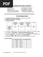 GTU Grading & Evaluation System