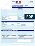 Declaration de Dons de Sommes D Argent 368