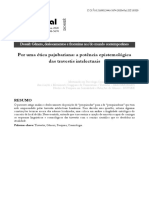 FAVERO, Sofia - Por Uma Ética Pajubariana (A Potência Epistemológica Das Travestis Intelectuais)