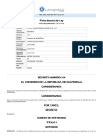 Ley - CODIGO DE NOTARIADO, DECRETO No. 314 - 30-11-1946.