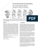 Implicit Skinning: Real-Time Skin Deformation With Contact Modeling