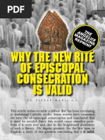 Validity of Episcopal Consecrations