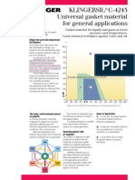 Klingersil C-4243 Universal Gasket Material For General Applications